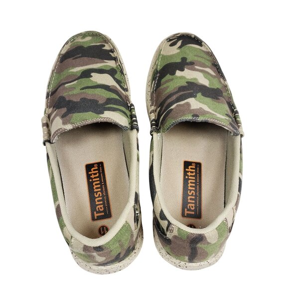 Tansmith Men's Size 11 Camouflage Canvas Loafers - Picture 7 of 8